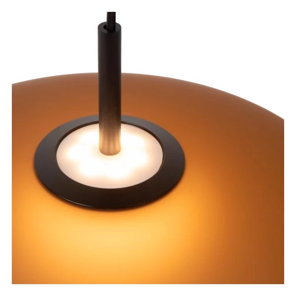 Lucide Premium MENGA - Suspension - Ø 40 cm - LED Dim. - 1x11W 2700K - Ambre - détail 4